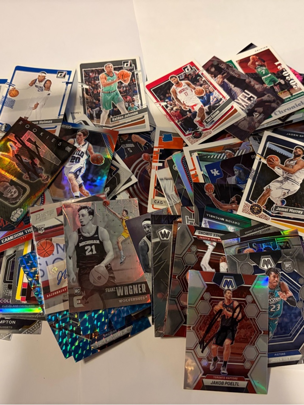 Assorted Basketball Trading Cards - Multi Color Collector Lot